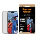 PanzerGlass ® 2-Way Privacy Screen Protector iPhone Air | Ultra-Wide Fit w. EasyAligner Przezroczysta ochrona ekranu Apple 1 szt