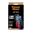 PanzerGlass ® 2-Way Privacy Screen Protector iPhone Air | Ultra-Wide Fit w. EasyAligner Przezroczysta ochrona ekranu Apple 1 szt