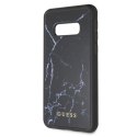 Guess GUHCS10LHYMABK S10e G970 czarny /black hard case Marble