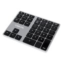 LogiLink ID0187 klawiatura numeryczna Uniwersalne Bluetooth Aluminium, Czarny