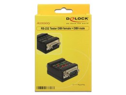 DeLOCK 2xDB9 DB9 Czarny