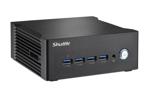Shuttle Nano PC NA10H Wielkość PC 1L Czarny 8845HS 3,8 GHz