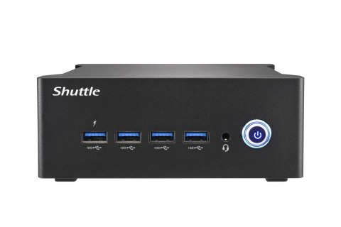 Shuttle Nano PC NA10H Wielkość PC 1L Czarny 8845HS 3,8 GHz