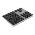 LogiLink ID0187 klawiatura numeryczna Uniwersalne Bluetooth Aluminium, Czarny