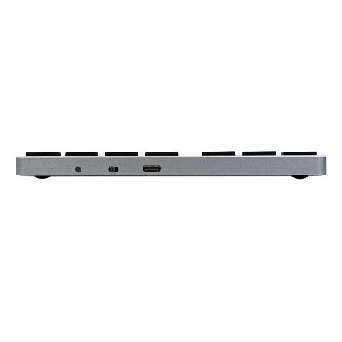 LogiLink ID0187 klawiatura numeryczna Uniwersalne Bluetooth Aluminium, Czarny