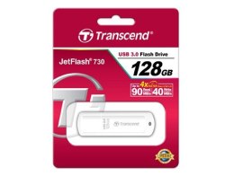 USB-Stick 128GB Transcend JetFlash 730 USB3.1 weiĂź