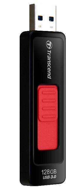 Transcend JetFlash elite JetFlash 760, 128GB pamięć USB USB Typu-A 3.2 Gen 1 (3.1 Gen 1) Czarny, Czerwony