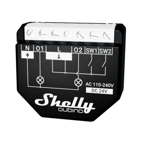 Moduł zdalny Fala Shelly Qubino 2PM (QBWAV2PM)