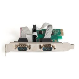 Adaptacyjna karta interfejsu szeregowego PCIe Digitus DS-30000-1 | 2 porty | AX99100