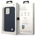 Etui BMW BMHCP14LSILNA iPhone 14 Pro 6,1" granatowy/navy Silicone Metal Logo