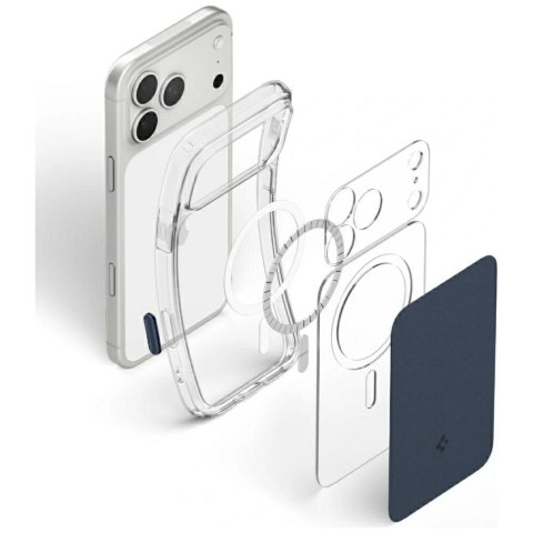 Etui Spigen Ultra Hybrid "T" Mag MagSafe do iPhone 18 Pro / 17 Pro niebieski