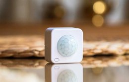 Czujnik Ruchu PIR Shelly BLU Motion ZB Zigbee 3.0 Bluetooth 5 LE LUX CR2477, Biały