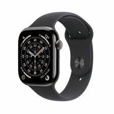 Apple Watch Series 11Â GPS + Cellular 42mmÂ Natural Titanium Case with Stone Grey Sport Band - S/M
