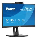 Monitor Iiyama TFT XUB2490HSUH IPS 24''//HDMI/DP/USB/Webcam/hoev - Płaski ekran - 60,5 cm