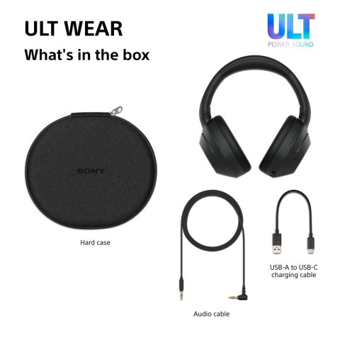 Słuchawki SONY WH-ULT900NB czarne (OUTLET)