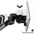Uchwyt na monitory 49 " Diablo LED RGB X-Arm biało czarny