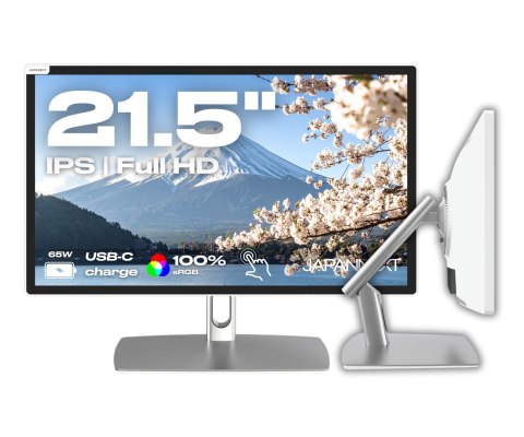 Monitor JAPANNEXT 54,6cm JN-IPS2152FHDR-C65W-FLD-T HDMI/DP Touch FHD