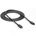 StarTech.com TBLT3MM2M kabel Thunderbolt 2 m 20 Gbit/s Czarny