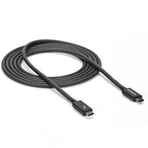 StarTech.com TBLT3MM2M kabel Thunderbolt 2 m 20 Gbit/s Czarny