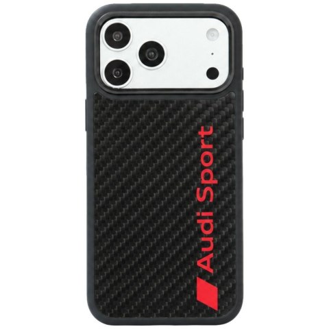 Etui Audi R8 Carbon Fiber MagSafe do iPhone 18 Pro Max / 17 Pro Max czarny