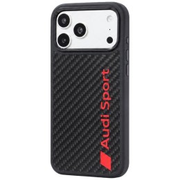 Etui Audi R8 Carbon Fiber MagSafe do iPhone 18 Pro Max / 17 Pro Max czarny