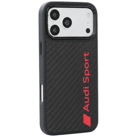 Etui Audi R8 Carbon Fiber MagSafe do iPhone 18 Pro Max / 17 Pro Max czarny