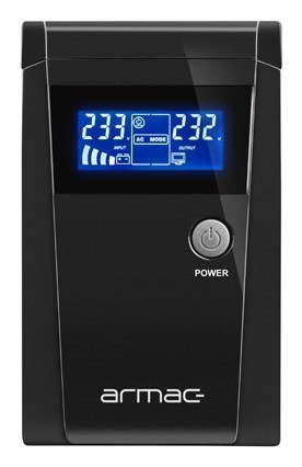 UPS ARMAC OFFICE LINE-INT 2X 230V PL O/650E/LCD