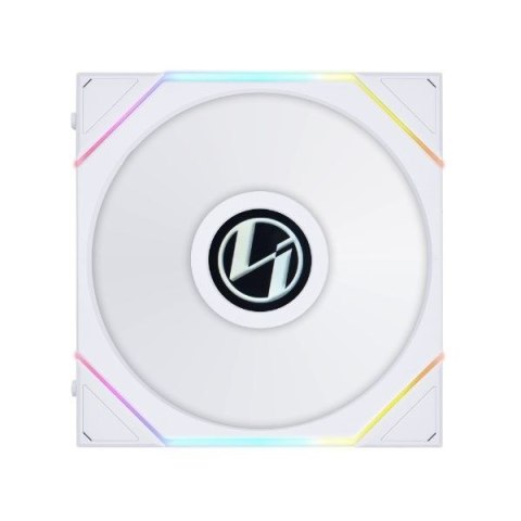 Wentylator Lian Li LULI-130 UNI FAN TL LCD Wireless Fan, ARGB, PWM - Reverse Blade, 140mm, biały