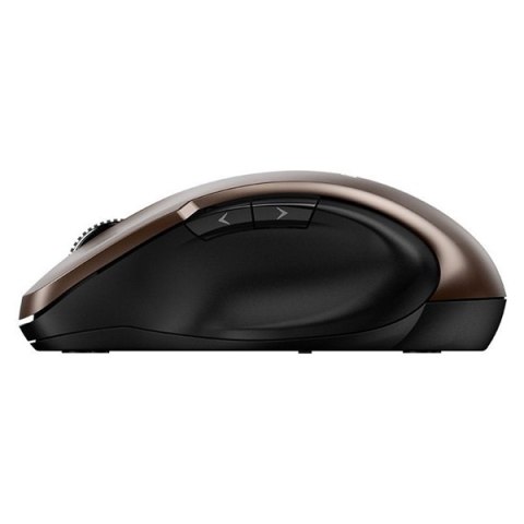 Genius Mysz Ergo 8200S, 1200DPI, 2.4 [GHz], optyczna, 5kl., bezprzewodowa, czekoladowy, 1 szt AA, Blue-Eye sensor