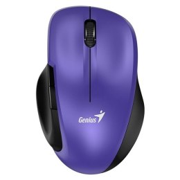 Genius Mysz Ergo 8200S, 1200DPI, 2.4 [GHz], optyczna, 5kl., bezprzewodowa, fioletowy, 1 szt AA, Blue-Eye sensor