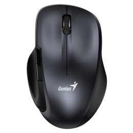 Genius Mysz Ergo 8200S, 1200DPI, 2.4 [GHz], optyczna, 5kl., bezprzewodowa, metaliczna szara, 1 szt AA, Blue-Eye sensor