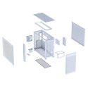ASUS PRIME AP303 TG White Midi Tower Biały
