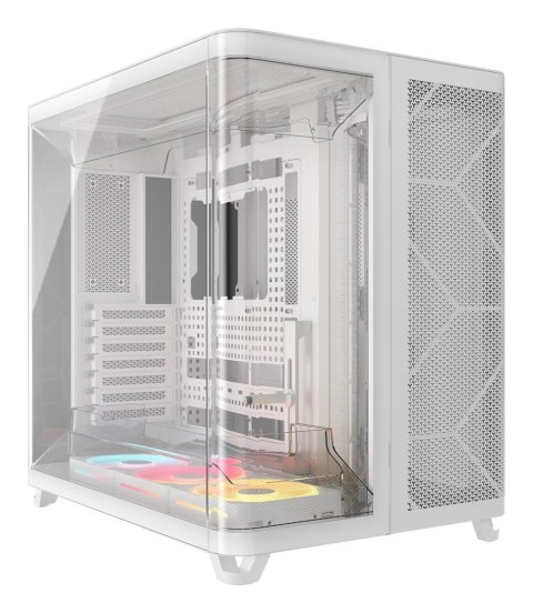 Corsair AIR 5400 LX-R RGB iCUE LINK Midi Tower Biały