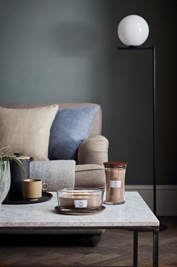 Świeca duża CASHMERE WOODWICK