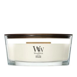 Świeca elipsa WHITE TEAK WOODWICK