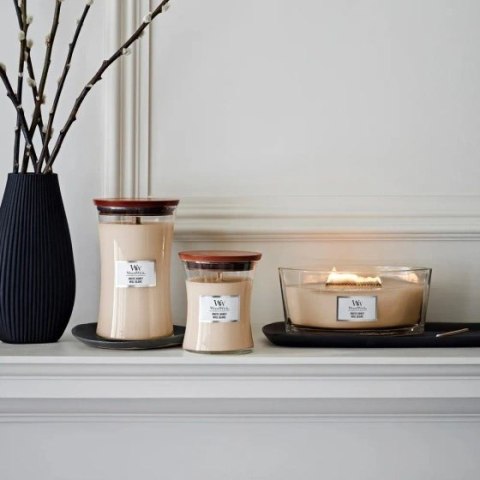 Świeca średnia WHITE HONEY WOODWICK