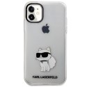 Karl Lagerfeld KLHCN61HNCHTCT iPhone 11 / Xr 6,1" transparent hardcase Ikonik Choupette