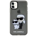 Karl Lagerfeld KLHCN61HNKCTGK iPhone 11 / Xr 6,1" czarny/black hardcase Gliter Karl&Choupette