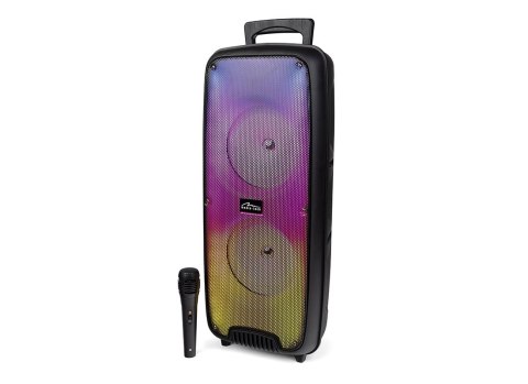 Głośnik KARAOKE FLAMEZILLA MT3178 Bluetooth 5.0/FM/MicroSD/USB/AUX/LED/Karaoke/RGB/RMS 20W/PMPO 1000W