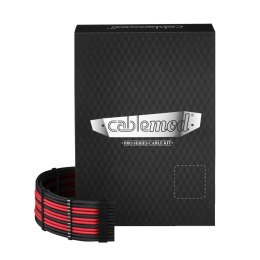 Kable CableMod PRO ZUAD-918 CM-PCSI-FKIT-NKKR-R ModMesh - zestaw do Corsair AXi/HXi/RM (Yellow Label) - black/red