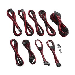 Kable CableMod PRO ZUAD-918 CM-PCSI-FKIT-NKKR-R ModMesh - zestaw do Corsair AXi/HXi/RM (Yellow Label) - black/red
