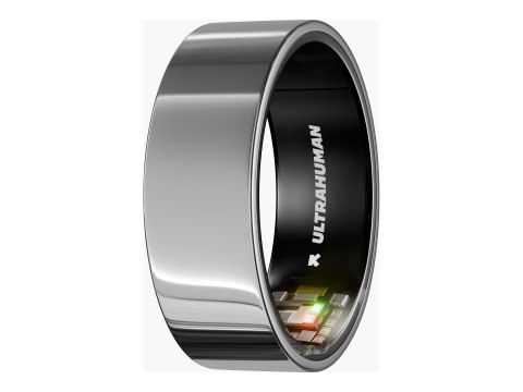 Ultrahuman | Ring Air | Space Silver | Rozmiar 12 | Inteligentny pierścień