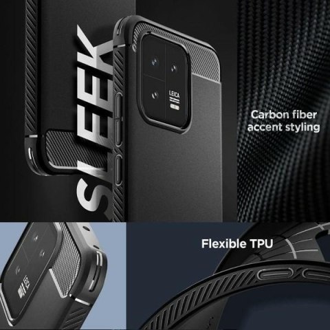 Spigen Rugged Armor Xiaomi 13 czarny/black matte ACS05323