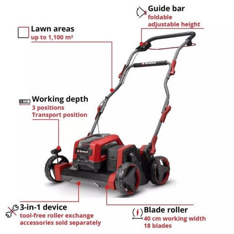 Aerator/wertykulator GP-SC 36/40 Li BL-Solo EINHELL
