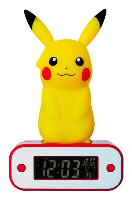 TF POKEMON LIGHT-UP ALARM CLOCK - PIKACHU