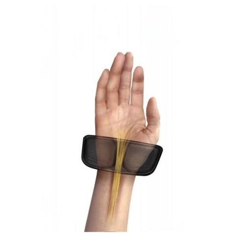 Ergonomiczna, piankowa, czarna, Fellowes, 46.6x8.6 cm