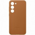 Etui Samsung EF-VS916LA S23+ S916 camel Leather Cover