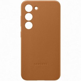 Etui Samsung EF-VS916LA S23+ S916 camel Leather Cover