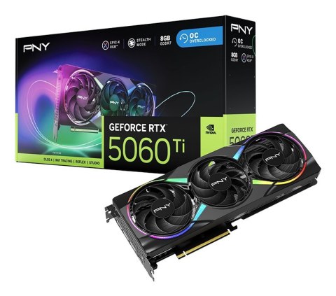 PNY GeForce RTX 5060 Ti EPIC-X RGB OC NVIDIA 8 GB GDDR7