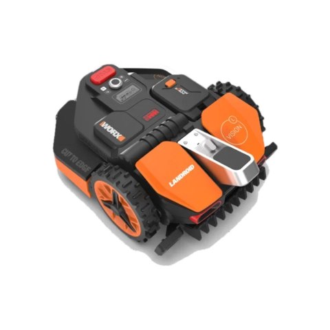 WORX Landroid Vision L1300 Kosiarka robot Bateria Czarny, Pomarańczowy, Czerwony, Srebrny